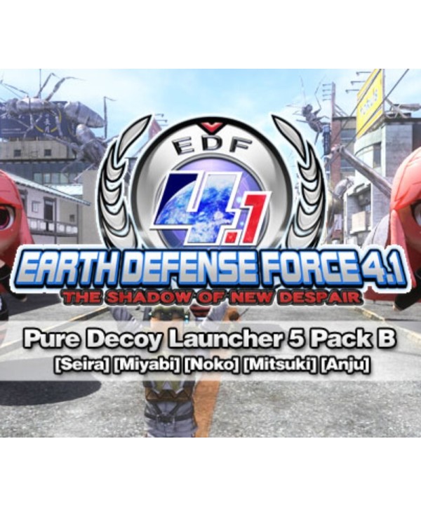 EARTH DEFENSE FORCE 4.1 - Pure Decoy Launcher 5 Pack B DLC Steam Key GLOBAL